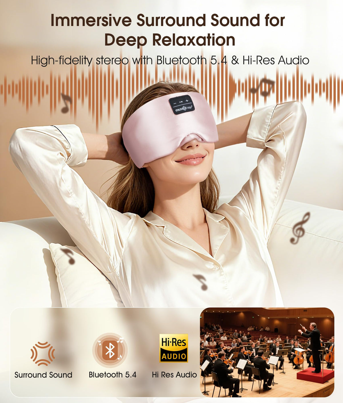 Silk Bluetooth Sleep Mask P84073