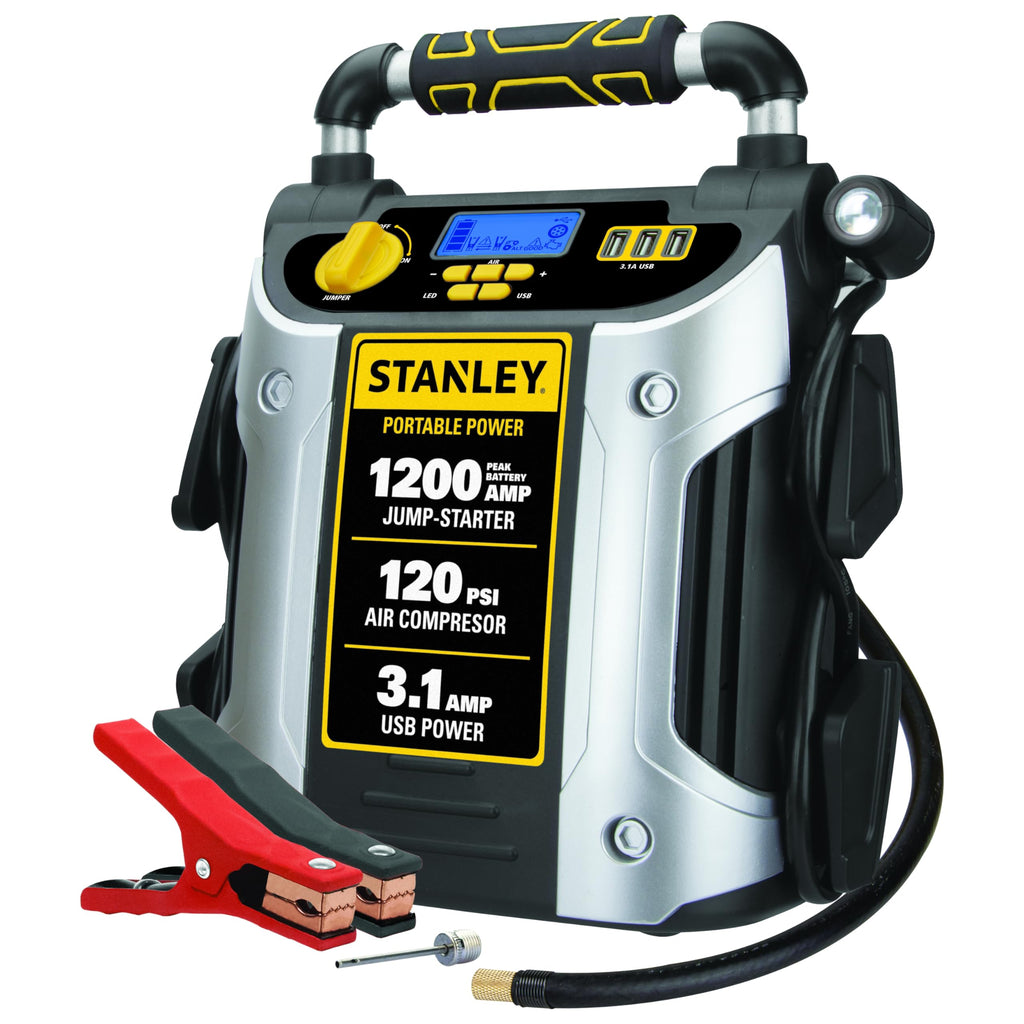 1200 Peak Amp Jump Starter with 120 PSI Inflator N828