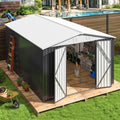 10x14 FT Metal Garden Storage Shed W140