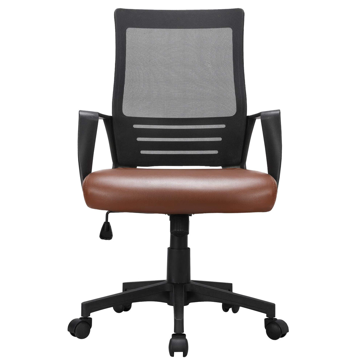 Brown Mesh Swivel Office Desk Chair E9014