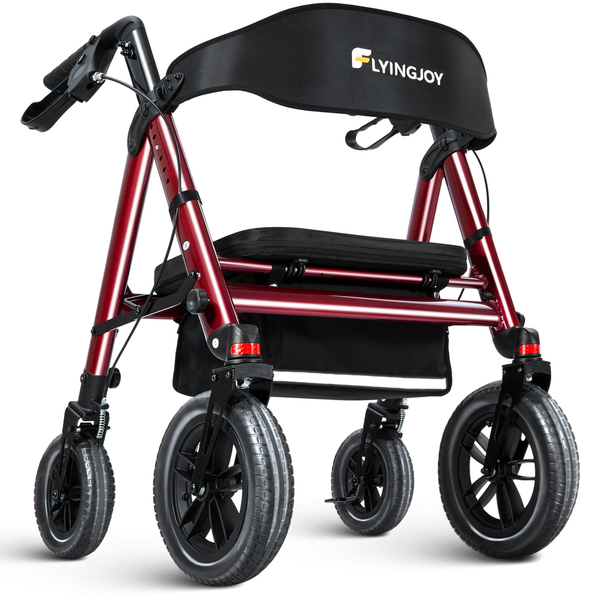 Heavy-Duty Bariatric Rollator Walker with Seat U957