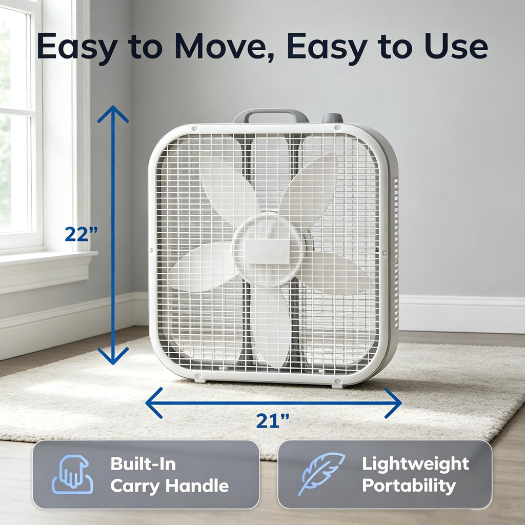 3-Speed Weather-Resistant Box Fan H15792