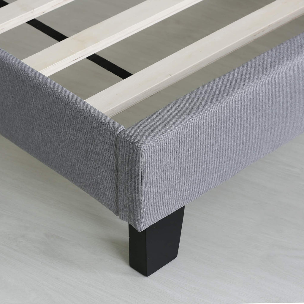 California King Upholstered Platform Bed Frame A662