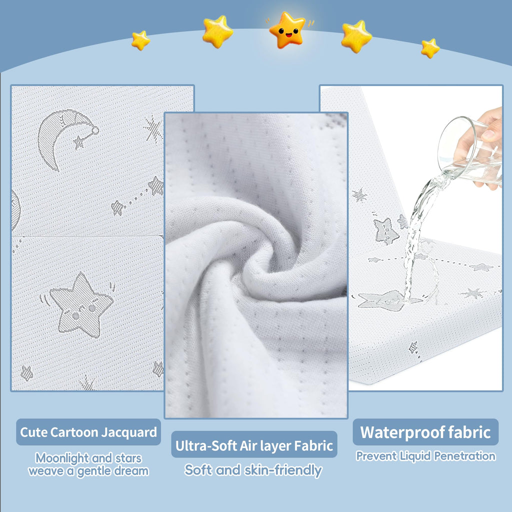 Portable Pack and Play Mattress with Washable Cover I371590
