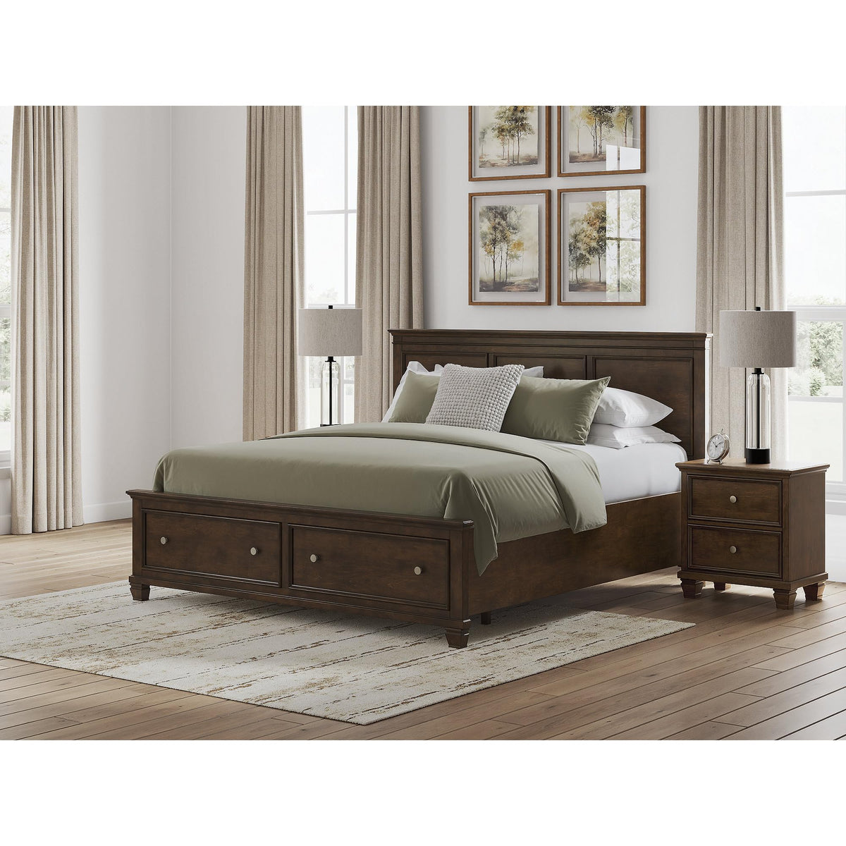 King Storage Bed Frame S916
