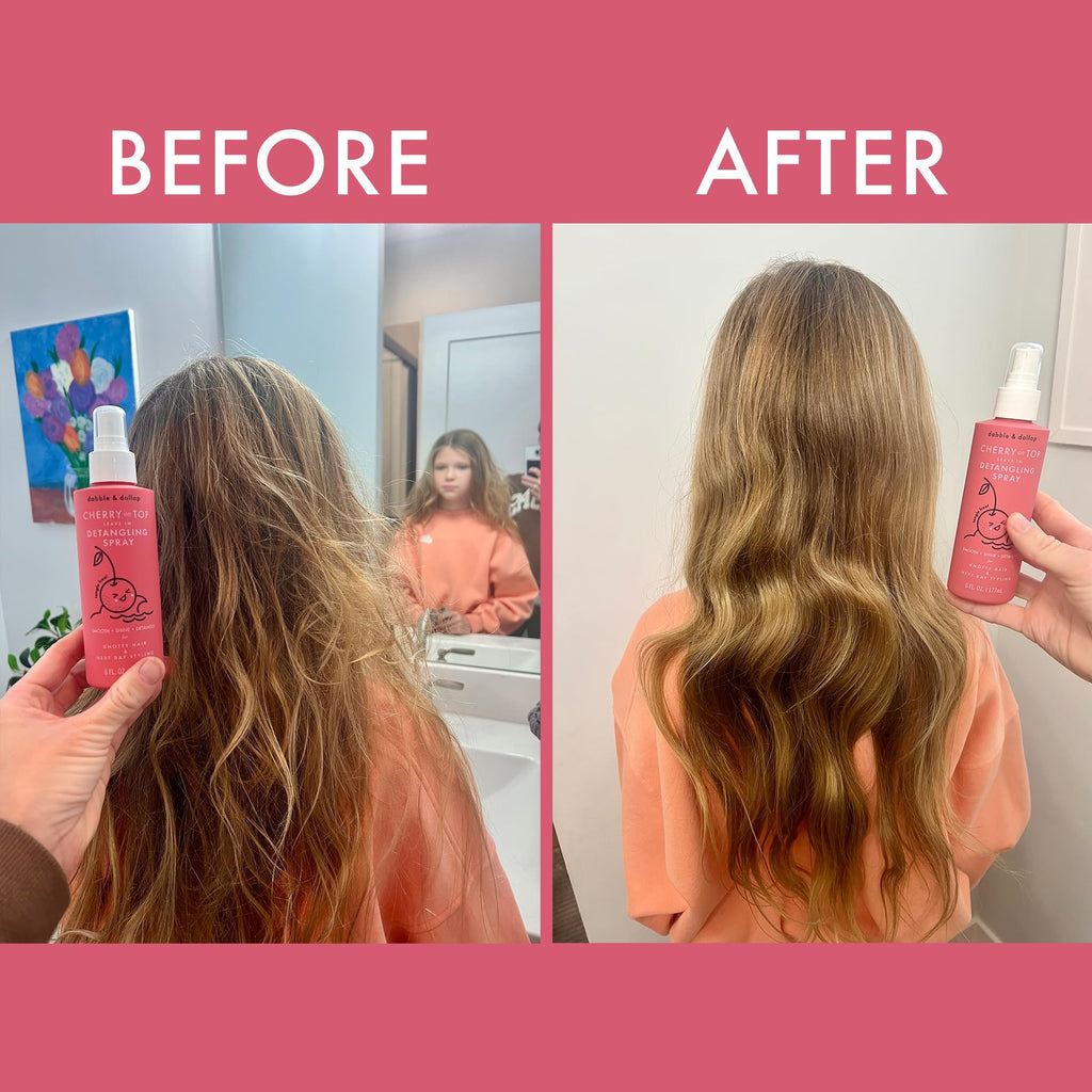 Kids Hair Conditioner & Leave-In Detangler Spray 2-Pack F472