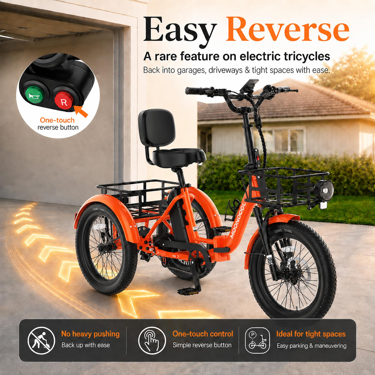 Fat Tire Folding Electric Tricycle I6391