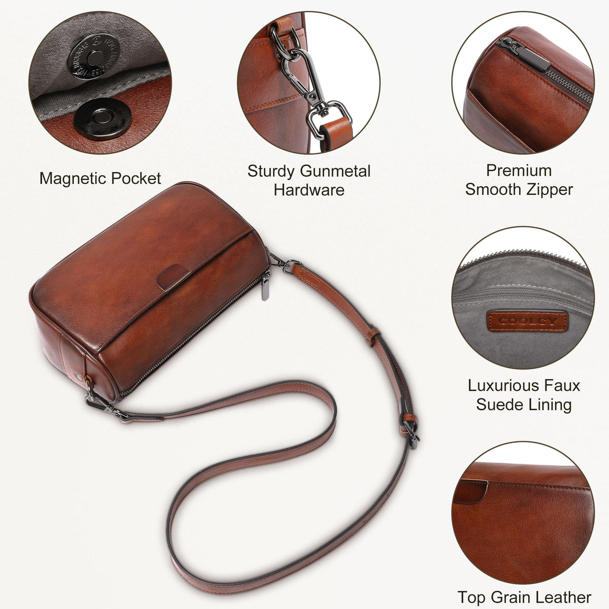 Leather Crossbody Bag N900419
