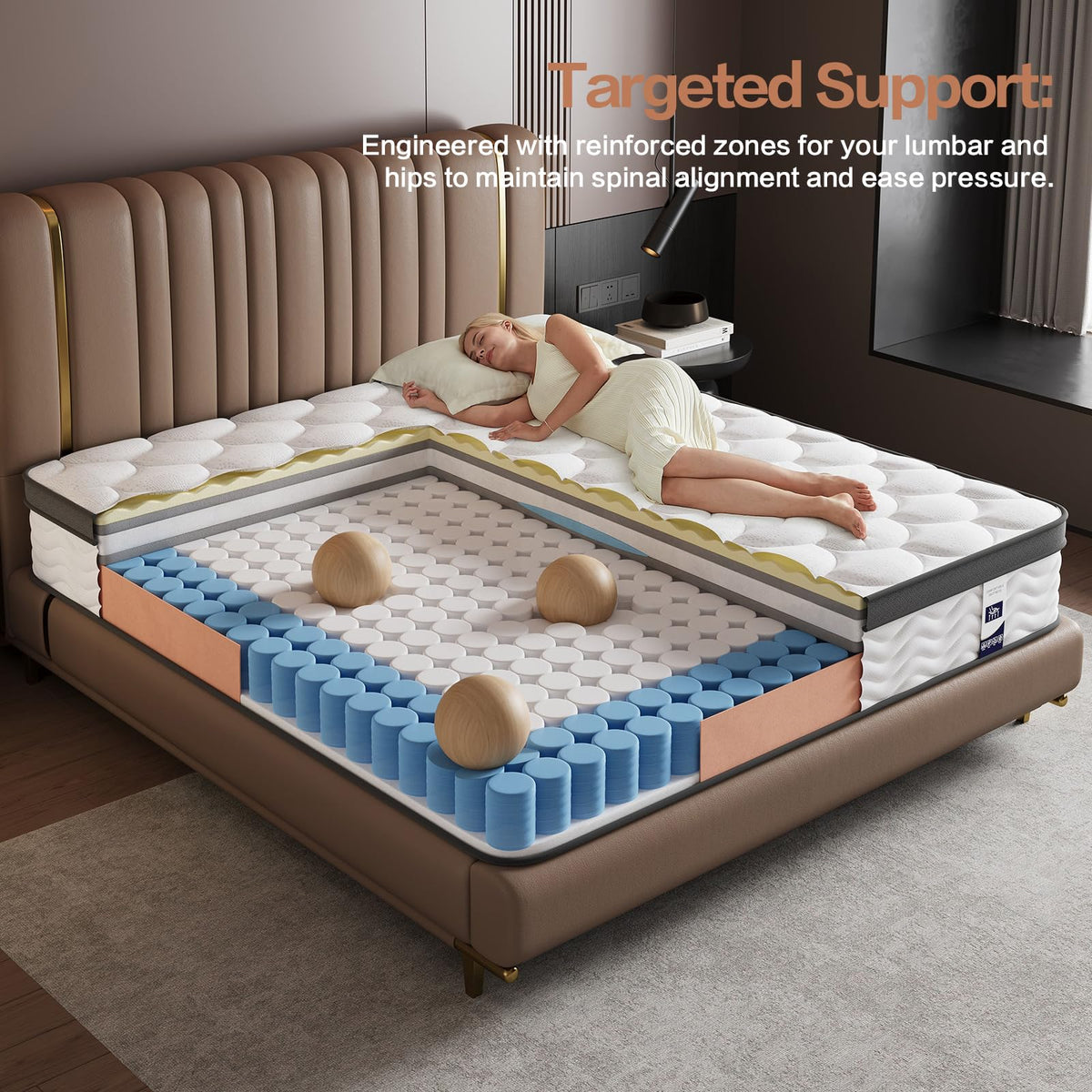 12 Inch Full Size Hybrid Mattress C70314