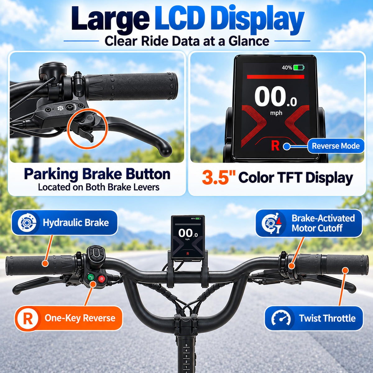 Fat Tire Folding Electric Tricycle I6391