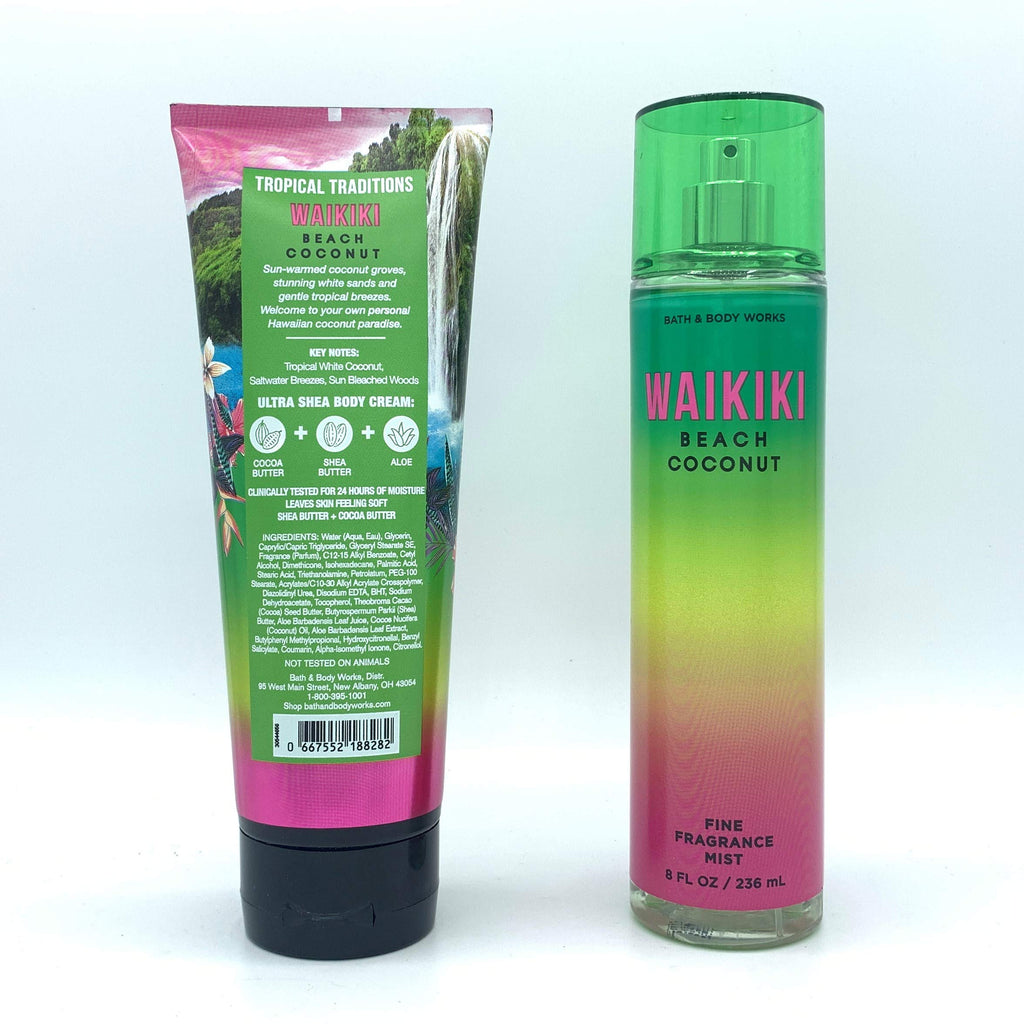 Coconut Body Cream and Fragrance Mist 2-Piece Bundle Z662850