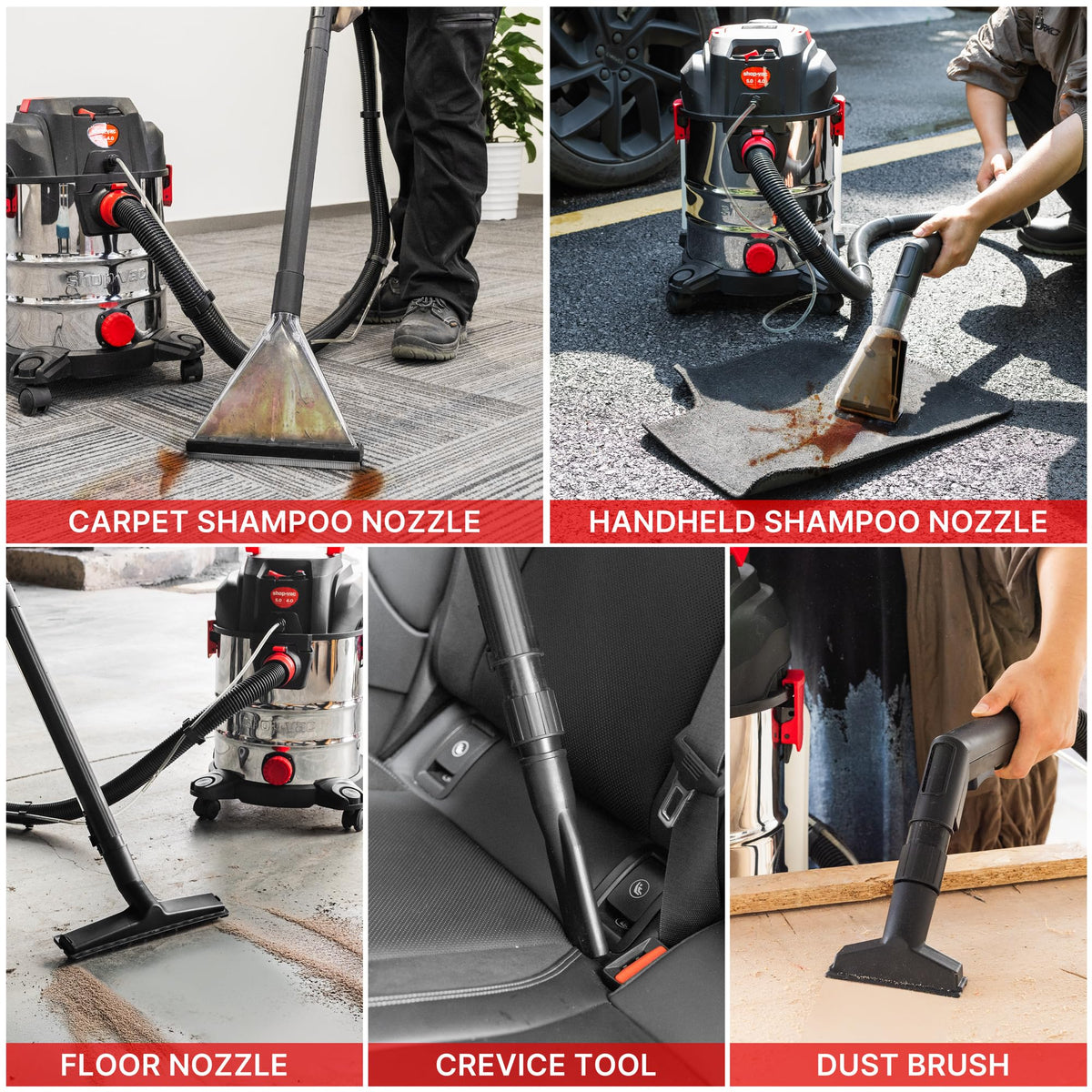 5-Gallon 4.5 Peak HP Wet/Dry Vacuum R214