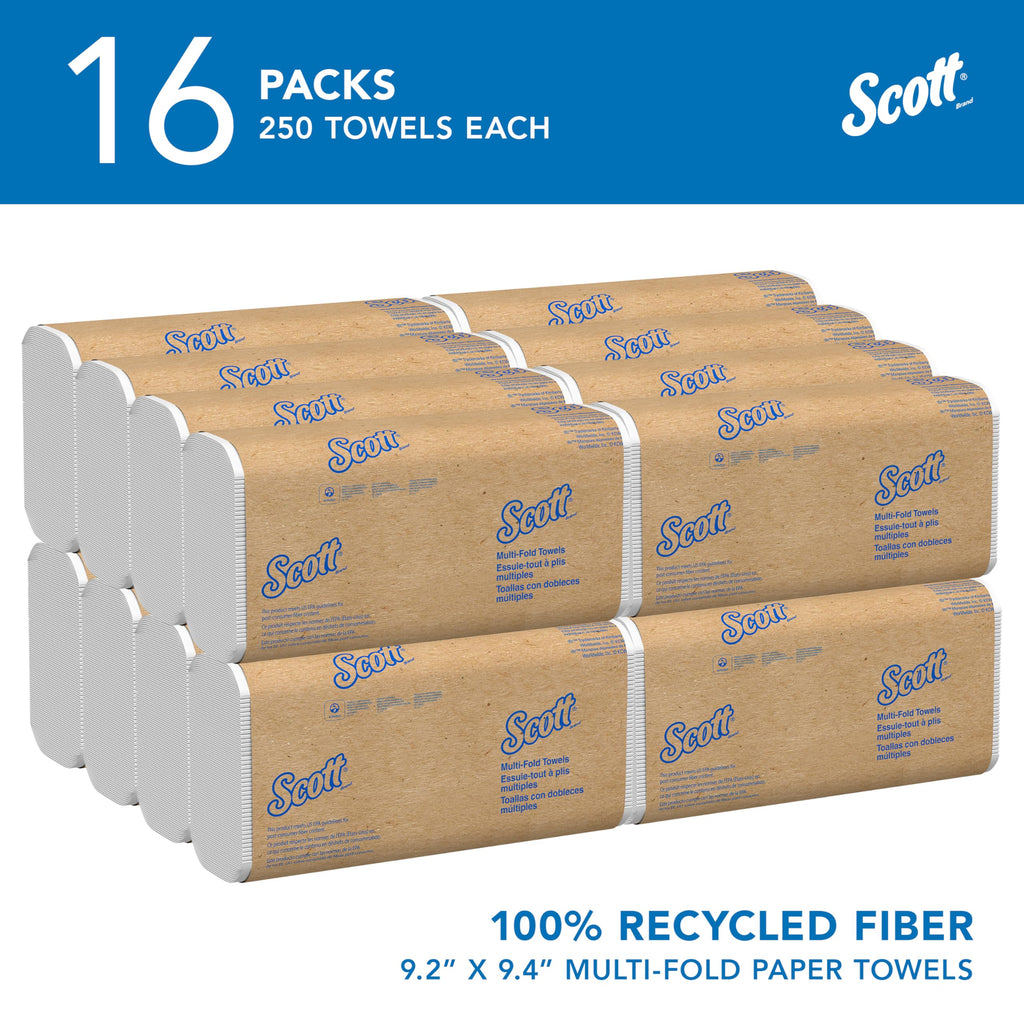 Multifold Paper Towels, 16 x 250 Sheets I8077